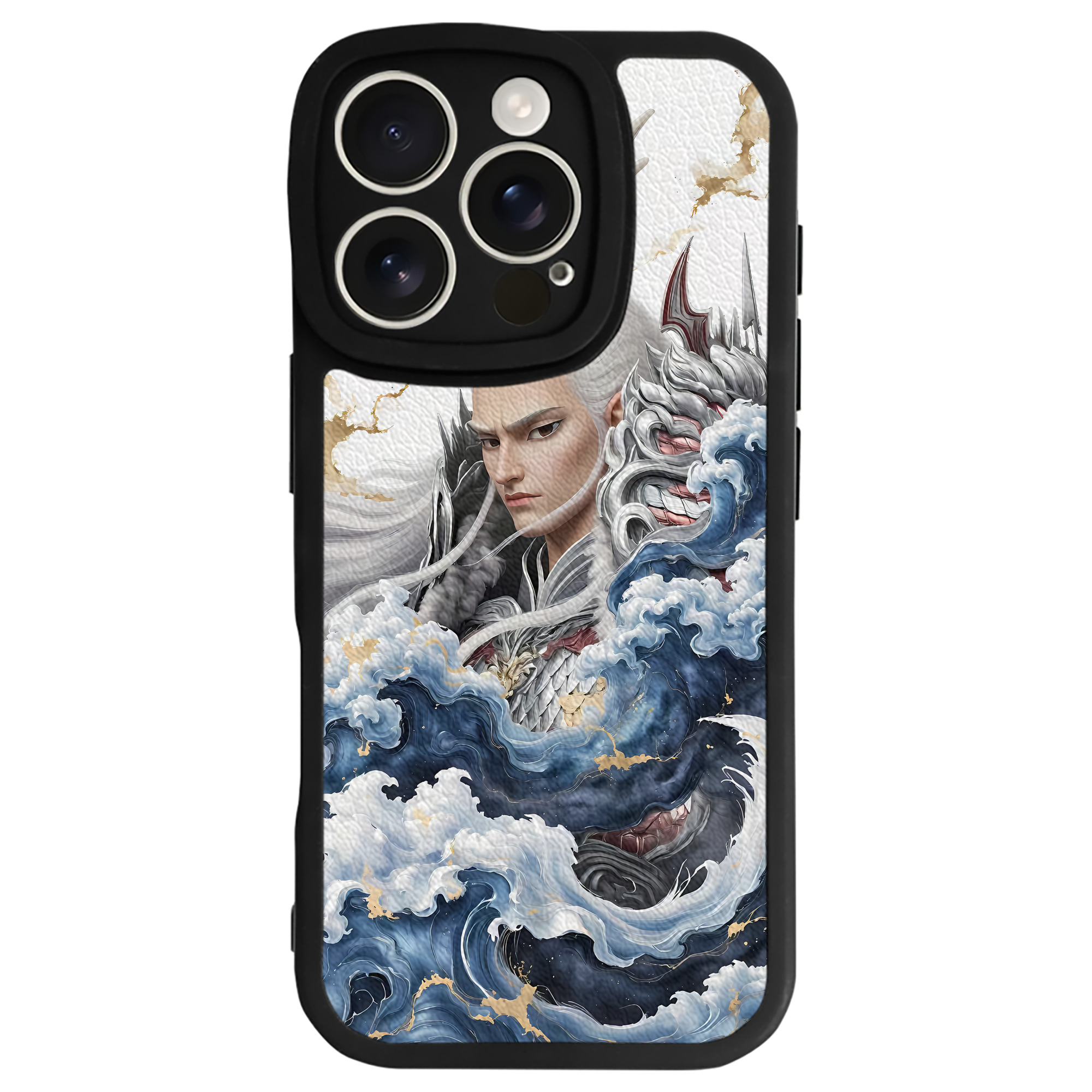 （画像用） Ne Zha 2 ナタ 魔童の大暴れ 【iPhone 16シリーズ対応】シリコンスマホケース（レザー調） 材質：シリコン